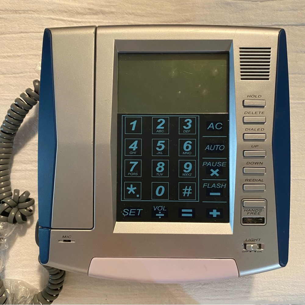 -Innovage 18924 LCD Phone Touch Panel Display with Speaker Caller ID Landline